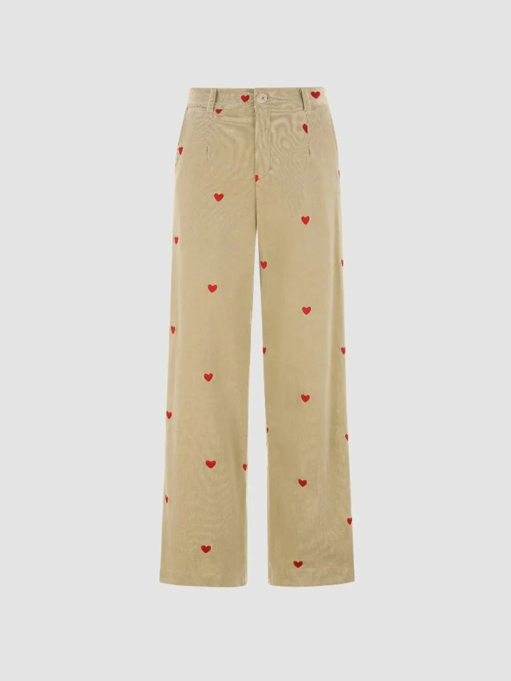 Cider "Uncontrollably In Love" Corduroy Pants Womens Medium (See Measurements) - Picture 1 of 15